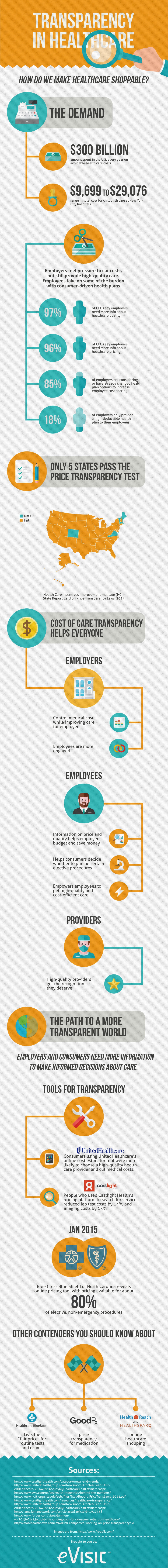 Healthcare Transparency Infographic