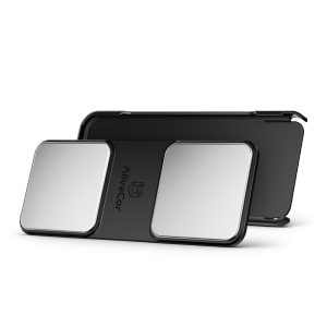 The AliveCor ECG is available as a phone case or an adhesive attachment (pictured here) which fits most mobile devices. Photo courtesy of AliveCor.
