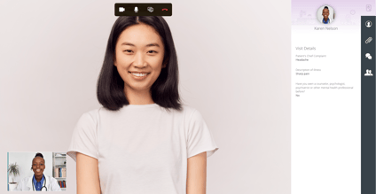 Patient in-visit web